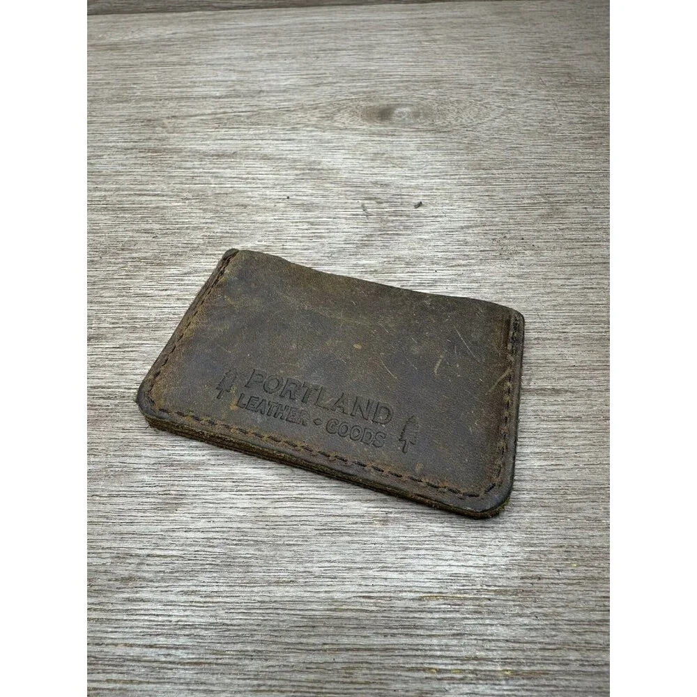 Will Leather Goods Wallet Mens Brown Card Holder